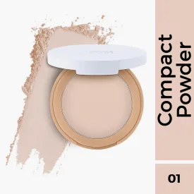 Nykaa All Day Matte 12Hr Oil Control Face Compact Powder With SPF 15 PA    - Ivory 01