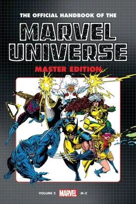 Official Handbook Of The Marvel Universe: Master Edition Omnibus Vol. 2 X-Men Cover HC [DM Only]