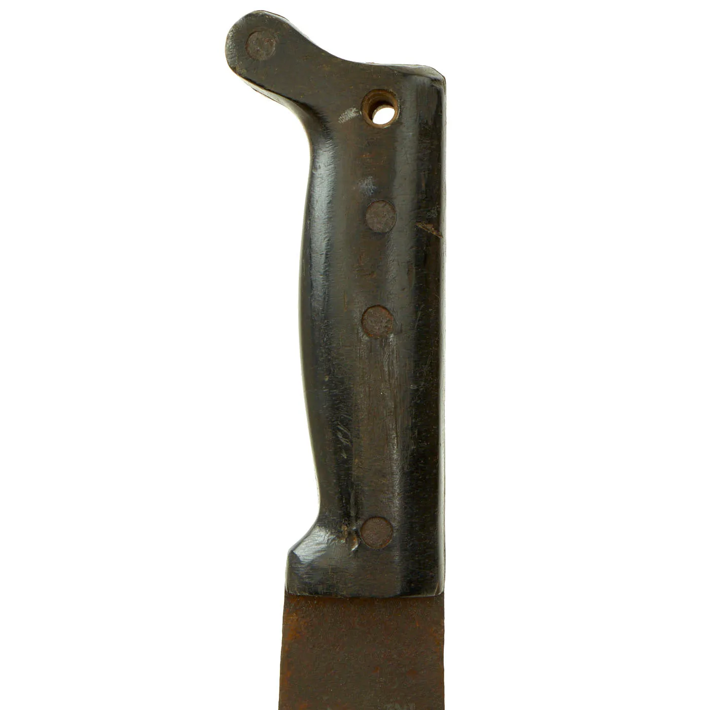 Original U.S. WWII Collins & Co Legitimus Model Machete Dated 1944 With USMC Marked Canvas Scabbard