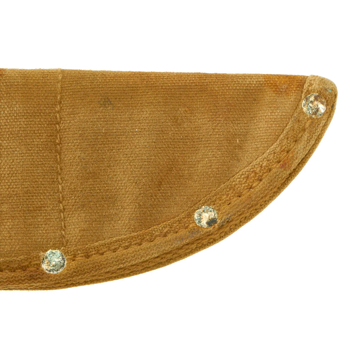 Original U.S. WWII Collins & Co Legitimus Model Machete Dated 1944 With USMC Marked Canvas Scabbard