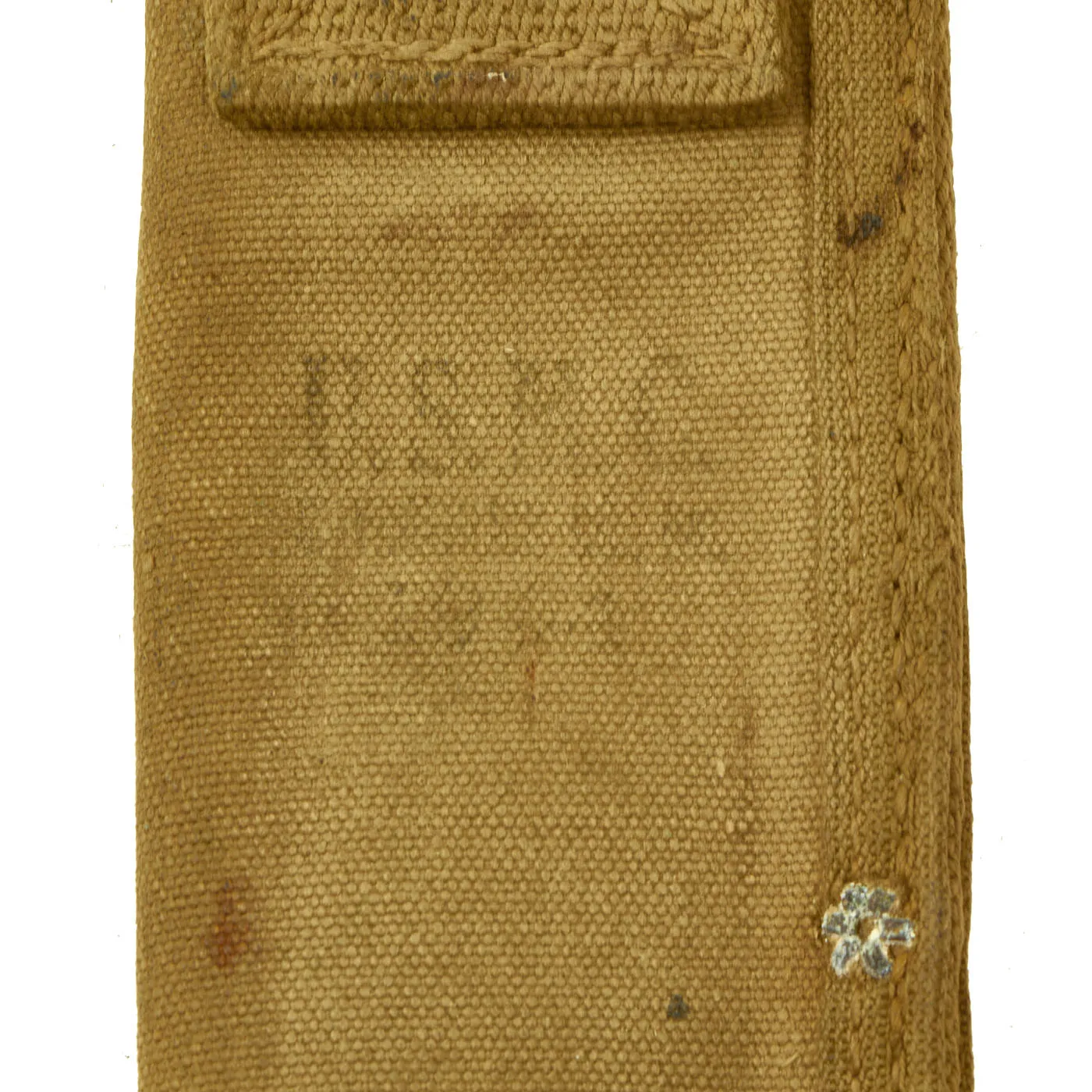Original U.S. WWII Collins & Co Legitimus Model Machete Dated 1944 With USMC Marked Canvas Scabbard