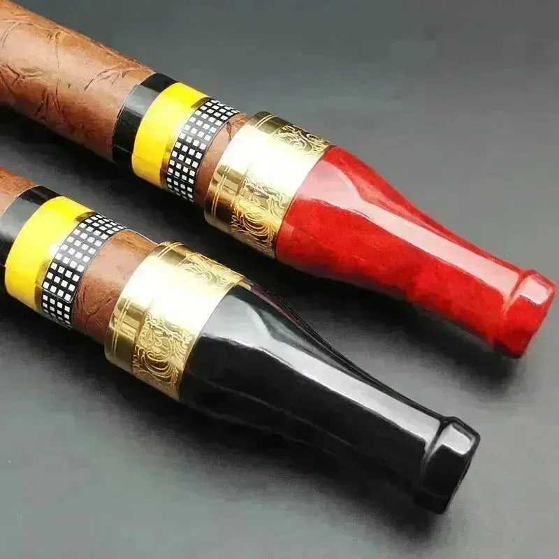 Portable 4pcs Cigar Holder Filter