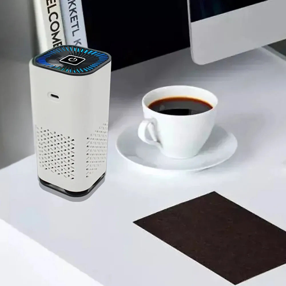 Portable USB Air Purifier with HEPA Filters for Home and Travel