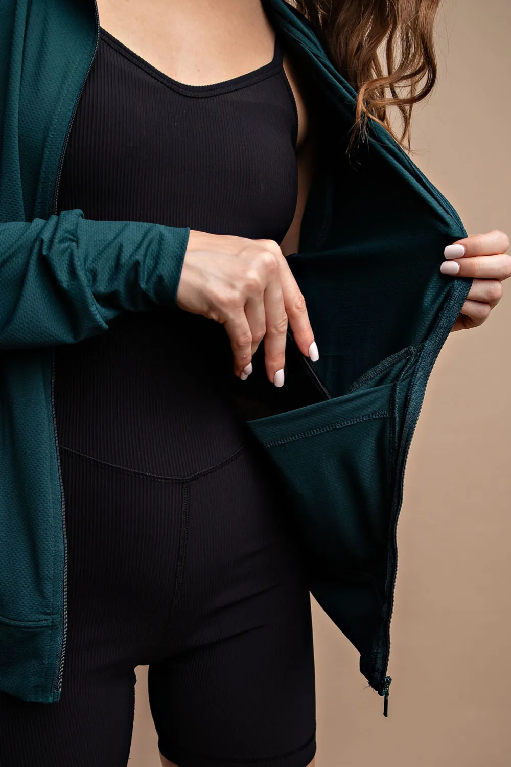Quick Dry Athletic Hooded Jacket