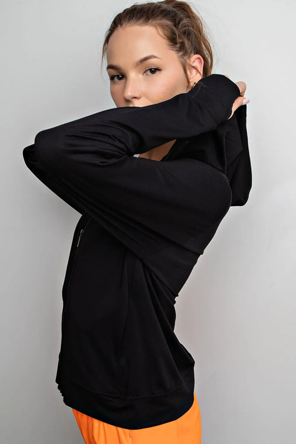 Quick Dry Athletic Hooded Jacket