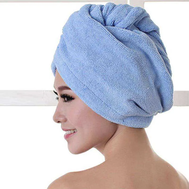 Quick Drying Microfiber Bath Towel Women Hair Drying Wrap