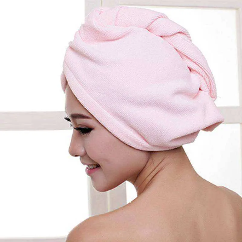 Quick Drying Microfiber Bath Towel Women Hair Drying Wrap