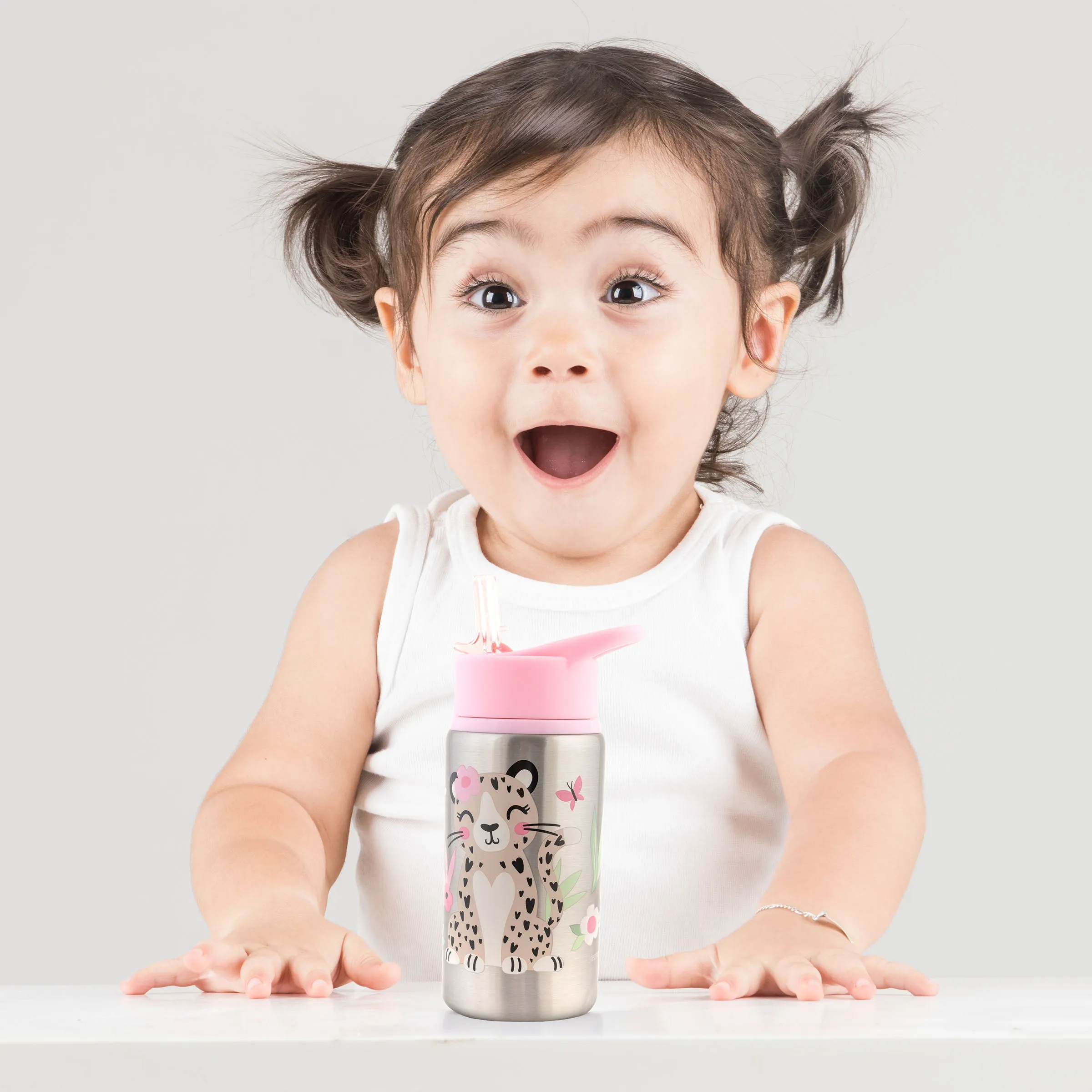 Stainless Steel Water Bottles - Leopard