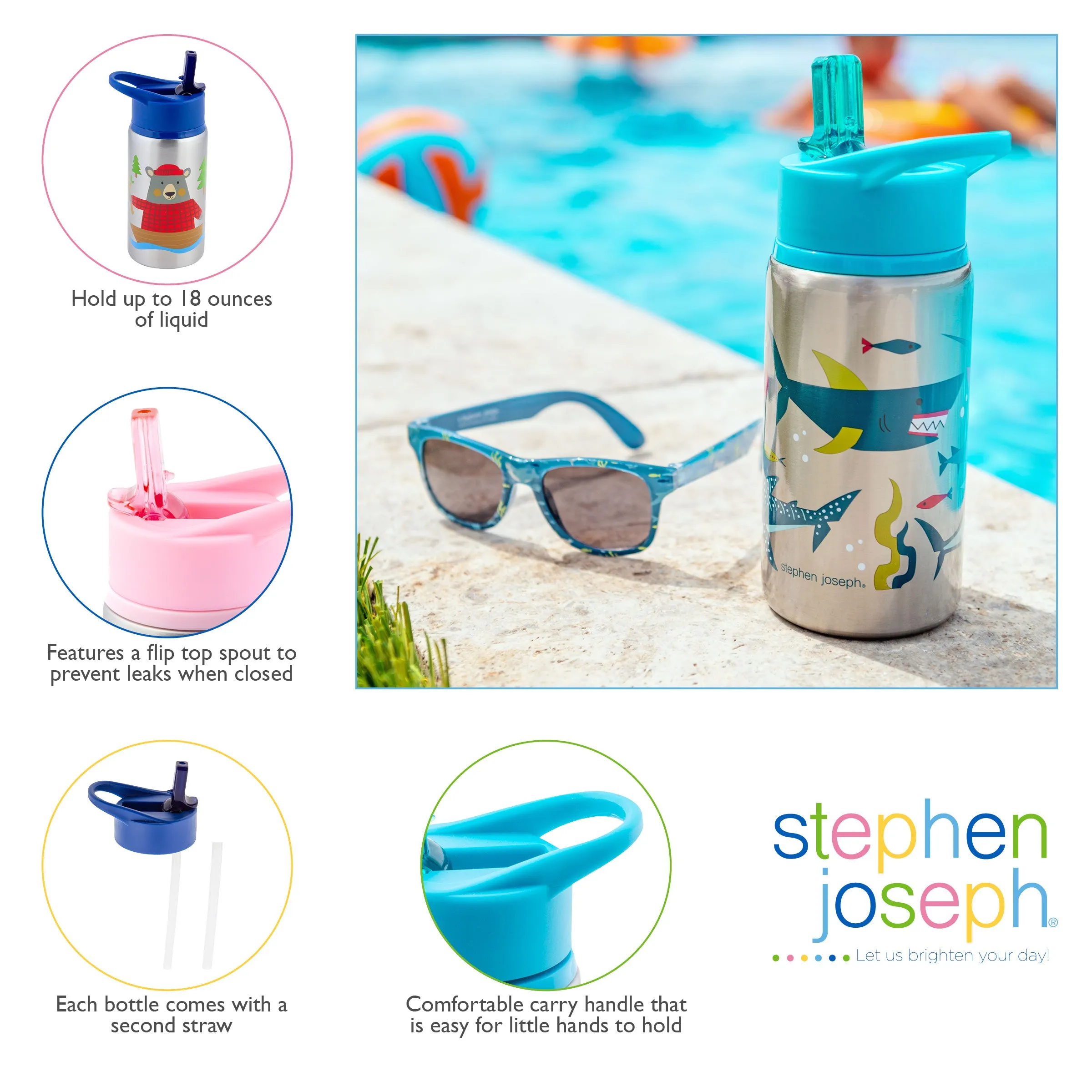 Stainless Steel Water Bottles Shark