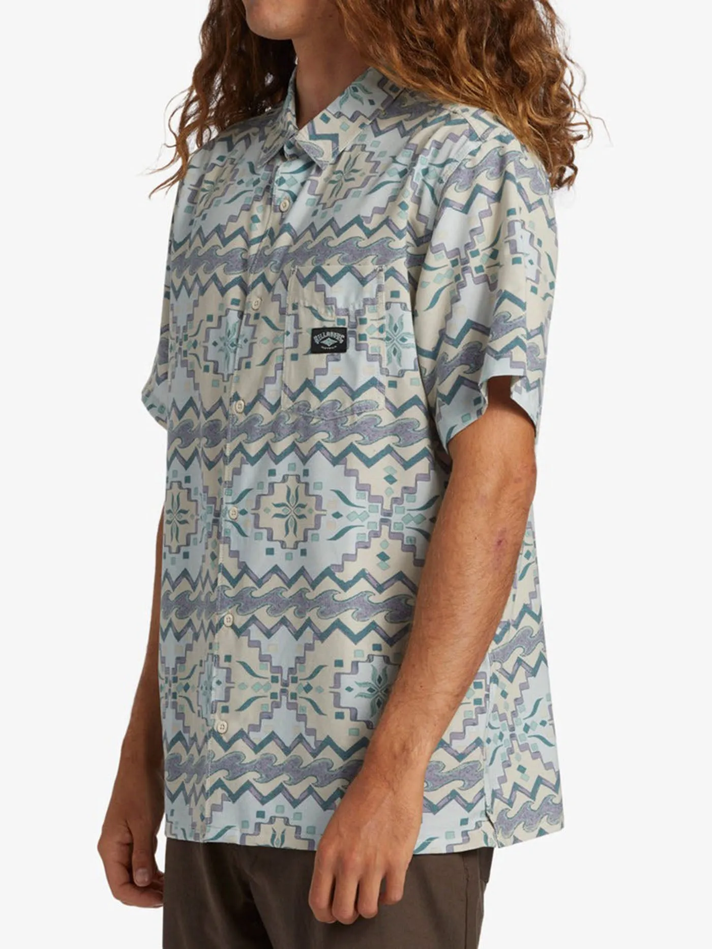 Surftrek Trail Short Sleeve Buttondown Shirt