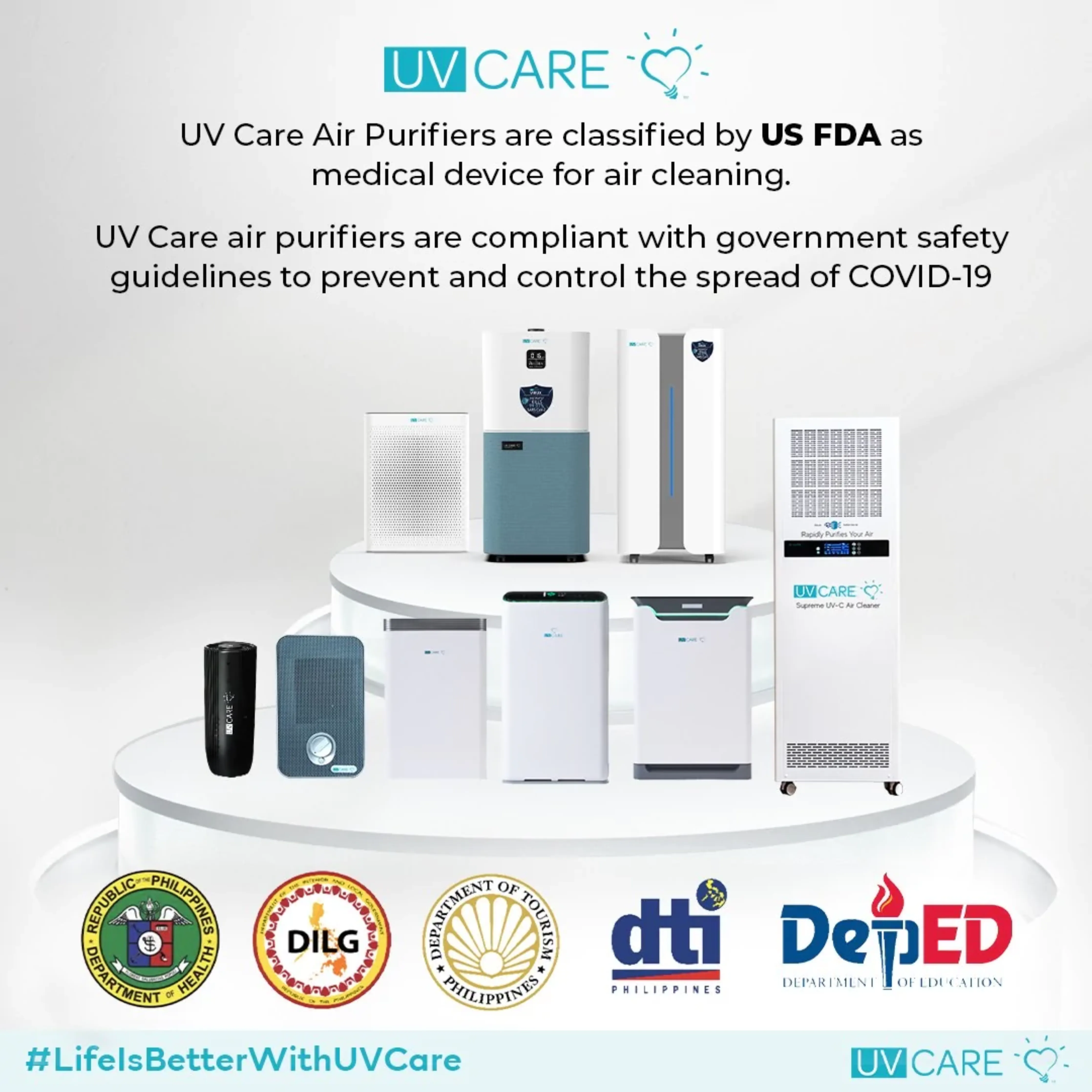 UV Care Portable Air Purifier