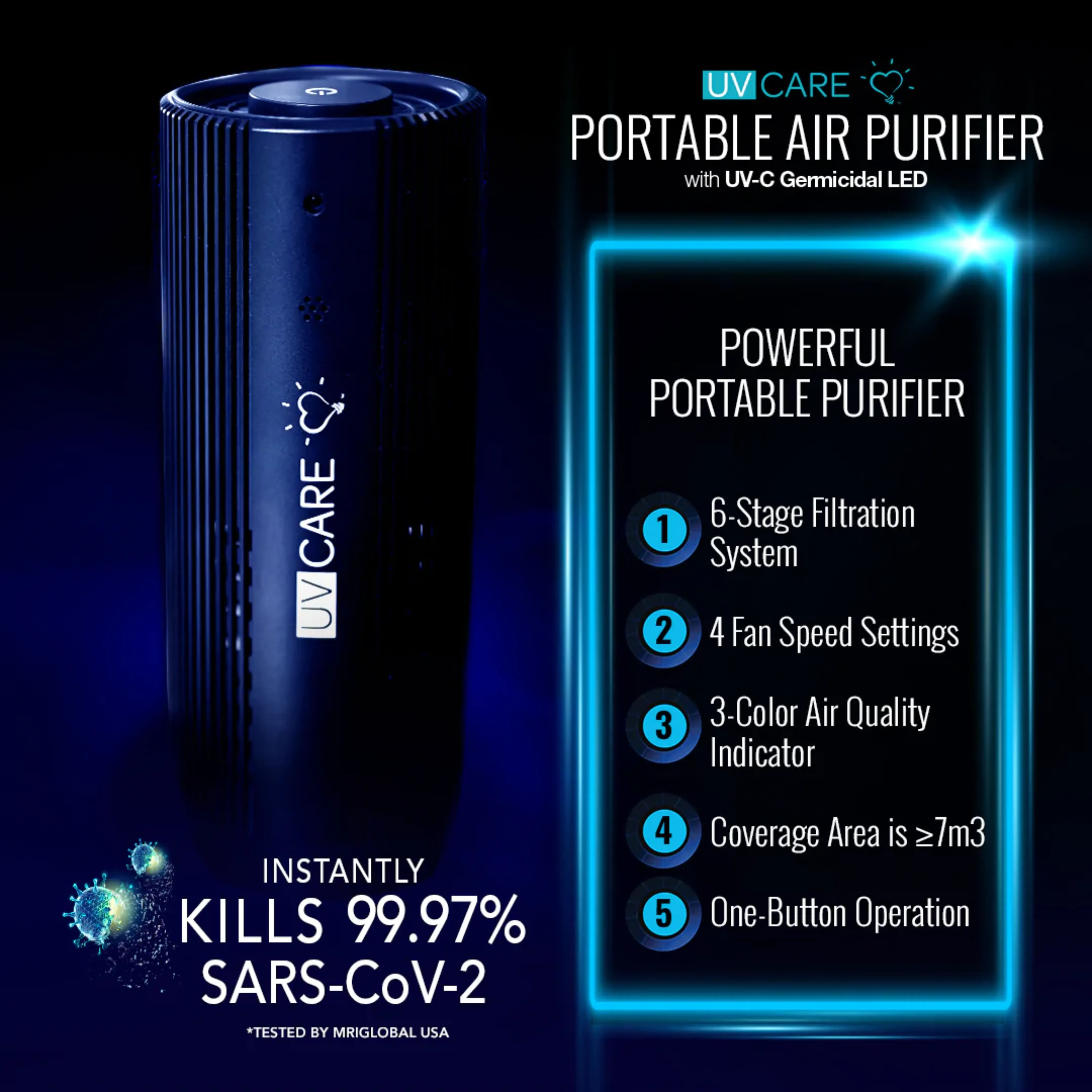 UV Care Portable Air Purifier