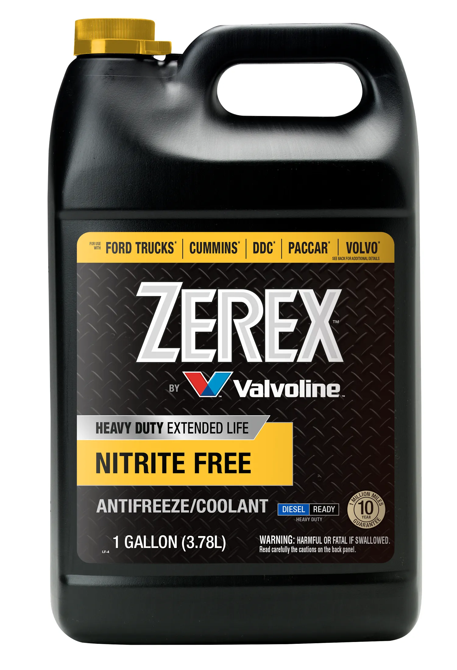Zerex Heavy Duty Nitrite Free Extended Life Yellow Concentrate Antifreeze